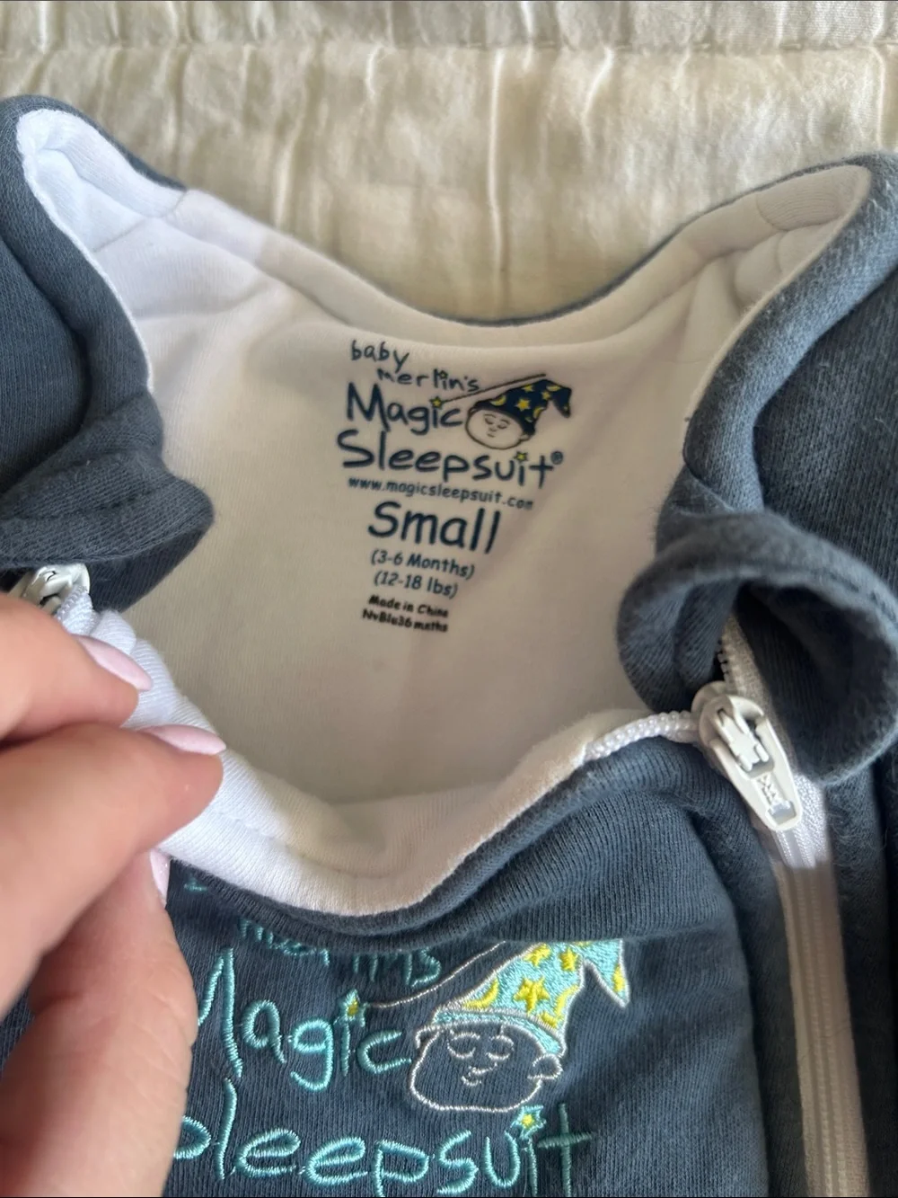 Magic Sleepsuit Infant Sleep Sack - Navy Blue Cozy All-in-One
